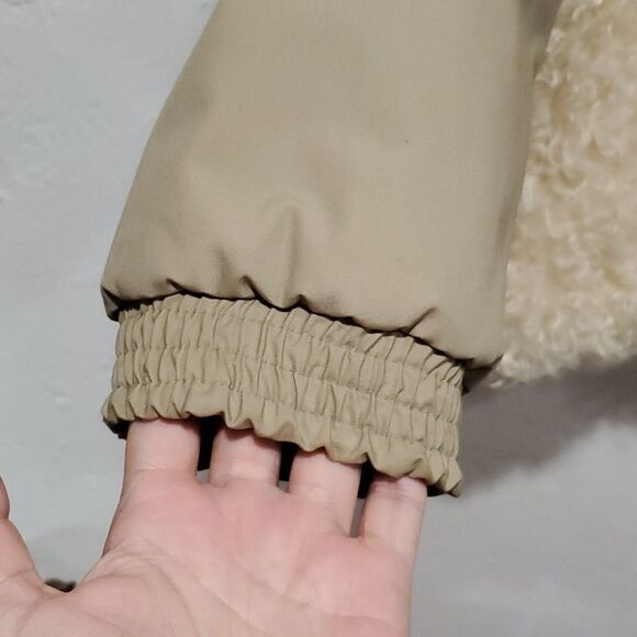 Vintage Reversible Genuine Curly Lamb Fur Coat Size 8 or M - Picture 4 of 16